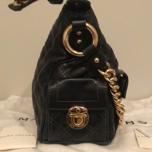 Marc Jacobs Vintage Black Quilted Leather Handbag - Picture 3 of 7